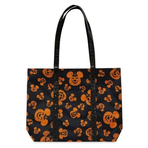 Disney Halloween Mickey & Minnie pumpkin Tote - Picture 2 of 4